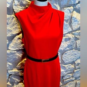 Red size L Alexia Admor sleeveless dress